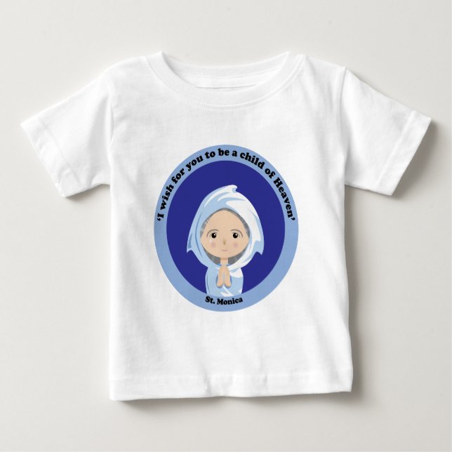 St. Monica Baby T-shirt (Vorderseite)