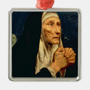 St. Monica Silbernes Ornament