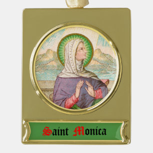 St. Monica von Tagaste (SAU 047; Detail) Banner-Ornament Gold
