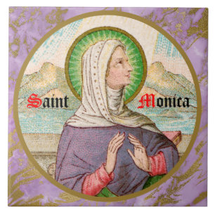 St. Monica von Tagaste (SAU 047; Detail) Fliese