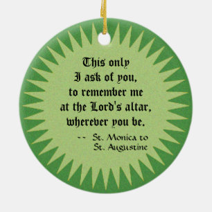 St. Monica von Tagaste (SAU 047; Einzelheiten) Keramik Ornament