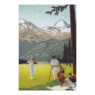 St. Moritz von Emil Cardinaux Poster