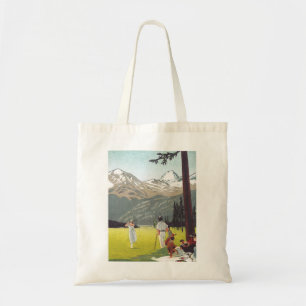 St. Moritz von Emil Cardinaux Tragetasche