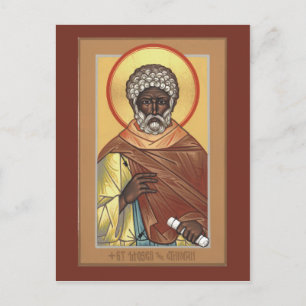 St. Moses, die äthiopische Gebetskarte Postkarte