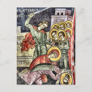 St. Neonilla Martyr Orthodox Christliches Symbol Postkarte