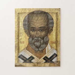 St. Nicholas, das Wonderworker Orthodoxe Symbol Puzzle