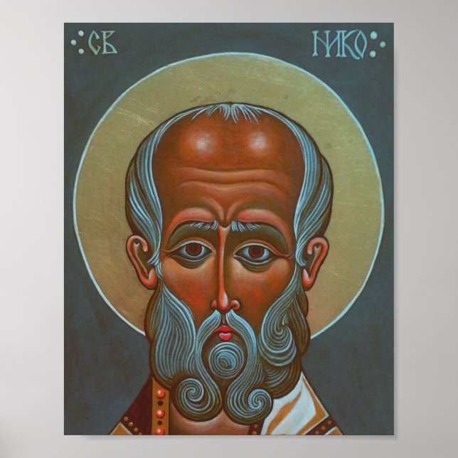 St. Nicholas, der Wonderworker Poster (Vorne)