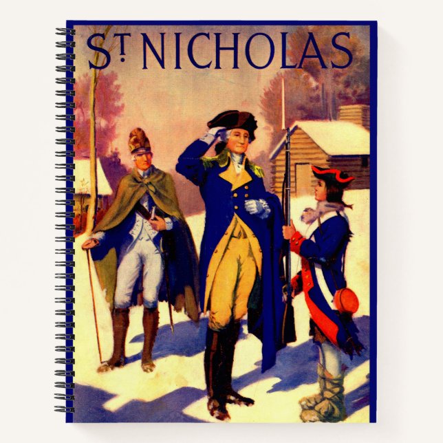 St. Nicholas Februar 1929 George Washington Cover Notizbuch (Vorderseite)