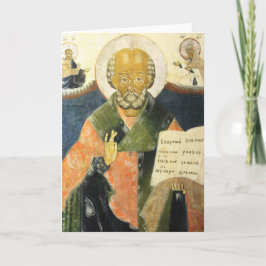 St. Nicholas Feiertagskarte