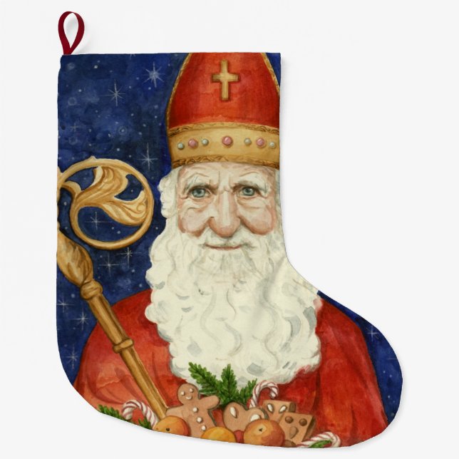 St. Nicholas Großer Weihnachtsstrumpf (Vorderseite)