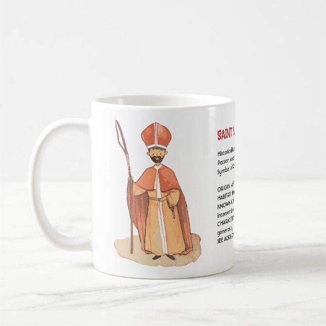St. Nicholas: Icon of Wohltätigkeit & History Gift Kaffeetasse (Links)