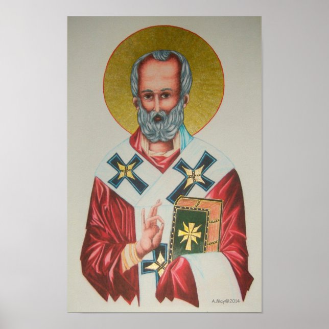St Nicholas Icon Poster (Vorne)