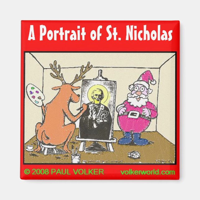 St. Nicholas Magnet $ 3,00 (Vorne)