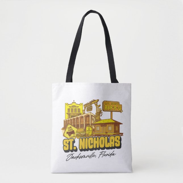 St. Nicholas Neighborhood Tote Bag (Vorderseite)
