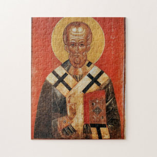St. Nicholas Orthodox Christliches Symbol Puzzle
