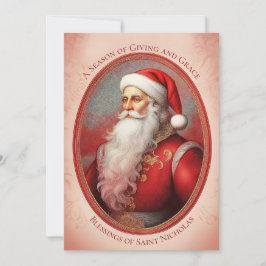 St. Nicholas Weihnachtskarte Karte