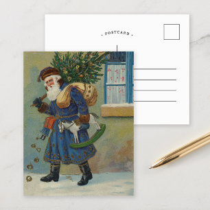 St. Nick   Vintager Urlaub Postkarte