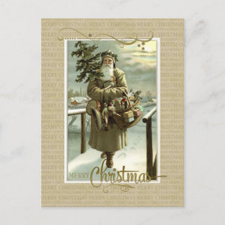 St. Nick Weihnachten Vintage Reproduktion Postkart