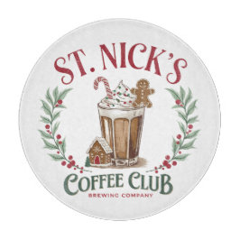 St Nicks Coffee Club Schneidebrett