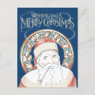 St. Nikolaus Feiertagspostkarte