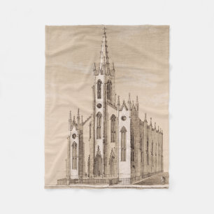 St. Nikolaus Kirche in New York City Fleecedecke
