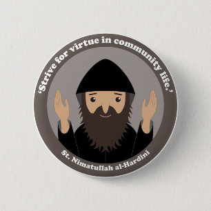 St. Nimatullah al-Hardini Button