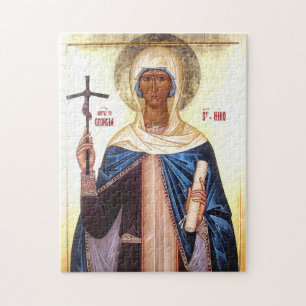 St.-Nina-Gleich-den-Aposteln-Orthodoxe Ikone Puzzle