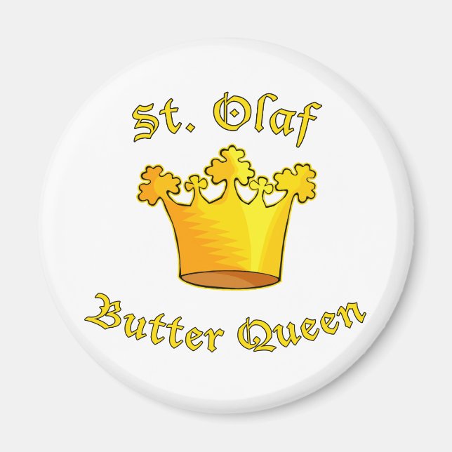 St. Olaf Butter Queen Products Magnet (Vorne)