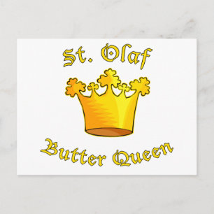 St. Olaf Butter Queen Products Postkarte