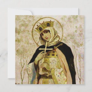 „St. Olga“ von Michail Nesterow Feiertagskarte