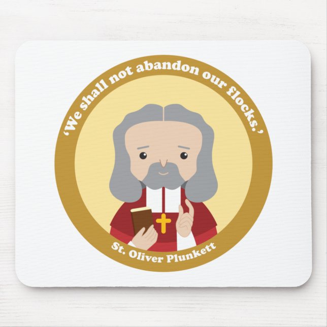St. Oliver Plunkett Mousepad (Vorne)