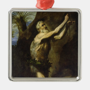 St. Onuphrius Silbernes Ornament