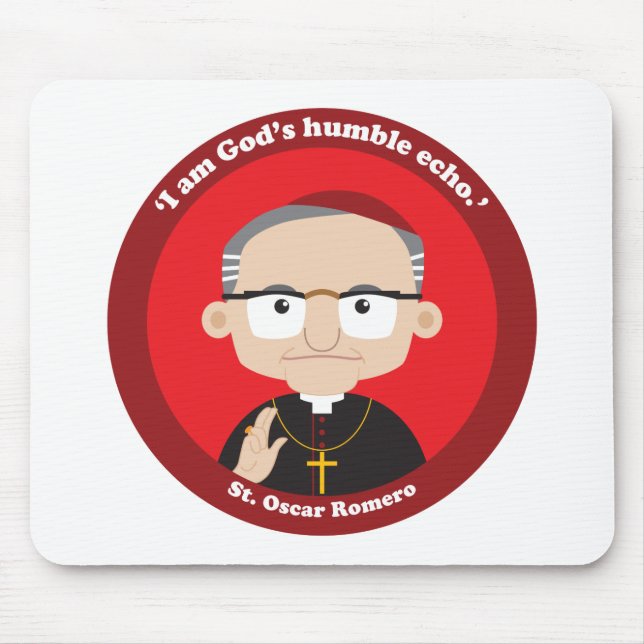 St. Oscar Romero Mousepad (Vorne)