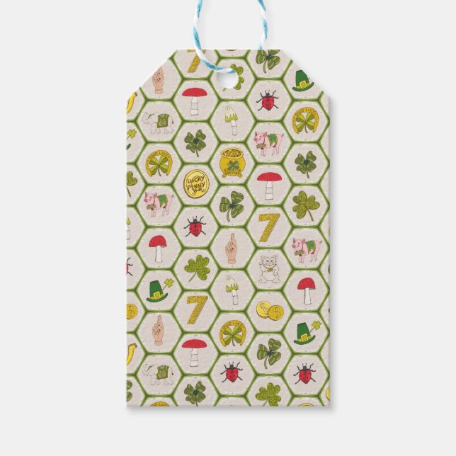 St. Paddy Luck Geschenkanhänger (Vorderseite)