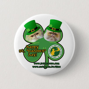St.-Paddy-Tagesknopf - Entwurf 2 Button