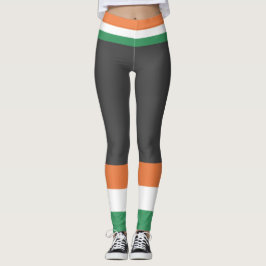 St Paddy's Day Ireland Flag Leggings