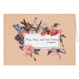 St. Padre Pio beten Hoffnung und sorgen sich nicht