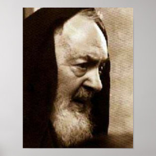 St. Padre Pio Devotional Image Poster