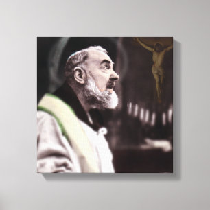 ST PADRE PIO FEIERMASS LEINWANDDRUCK