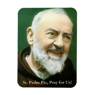 St. Padre Pio Gebet Card Magnet