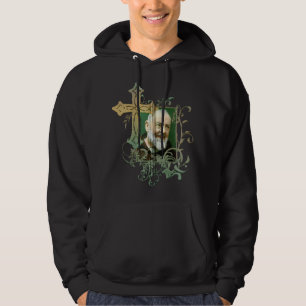 St Padre Pio Gebet Kreuz Katholiken Heilige Heilig Hoodie
