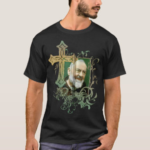 St Padre Pio Gebet Kreuz Katholiken Heilige Heilig T-Shirt