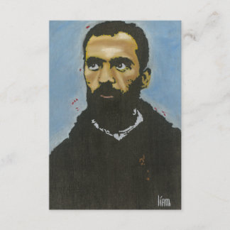 St. Padre Pio Gebetskarte Dankeskarte