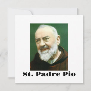 St. PADRE PIO-Karte Karte