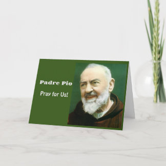 St. PADRE PIO-Karte Karte