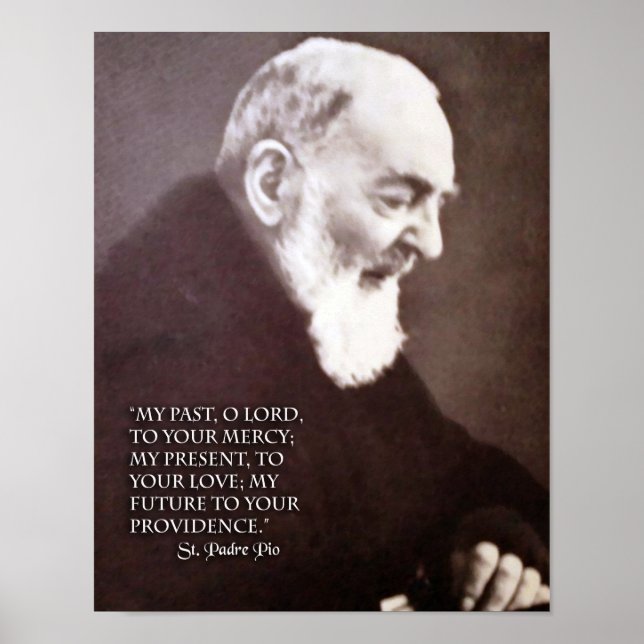 St. Padre Pio Poster (Vorne)