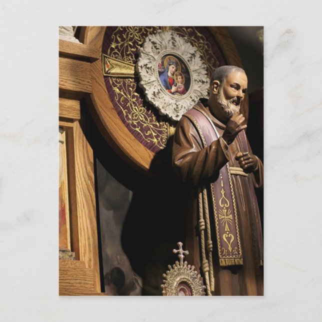 St. Padre Pio Shrine, Kenosha, Wireless Postkarte (Vorderseite)
