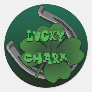 St. Partick's Stickers Custom Lucky Charm Sticker