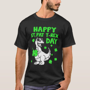 St Pat T Rex Dinosaurs Lover Kids Boys Girls St. P T-Shirt