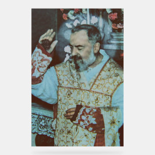 St. Pater Pio von Pietrelcina Der seraphische Prie Acrylschild